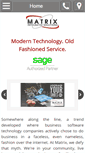 Mobile Screenshot of matrixintegrated.com