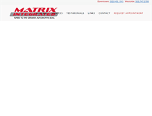 Tablet Screenshot of matrixintegrated.cc